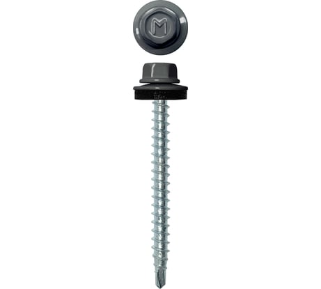 Кровельный саморез Daxmer 4,8х50 RAL 7024, сверло №1, 150 шт. 00000306238
