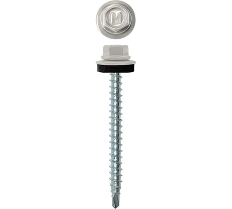 Кровельный саморез Daxmer 4,8х50 RAL 7004 сверло №1, 150 шт 00000304044