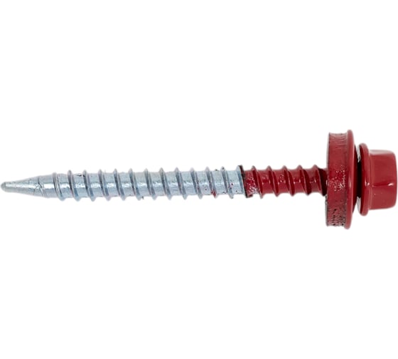 Кровельный саморез Daxmer 4,8х50 RAL 3011 сверло №1, 150 шт 00000304039