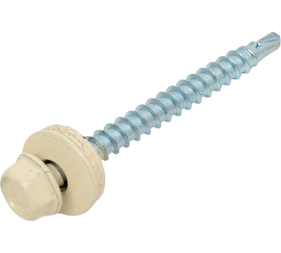 Кровельный саморез Daxmer 4,8х50 RAL 1015 сверло №1, 150 шт 00000310523