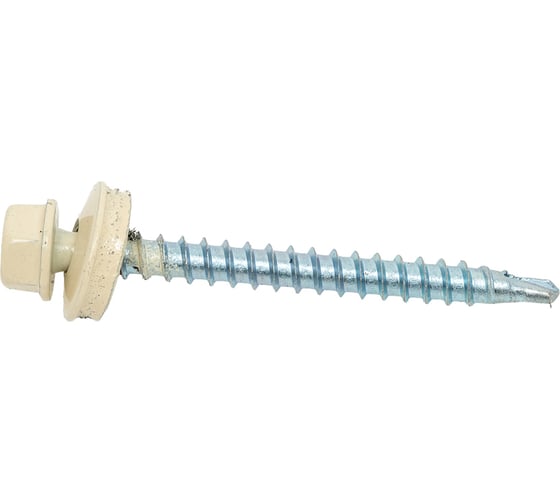 Кровельный саморез Daxmer 4,8х50 RAL 1015 сверло №1, 150 шт 00000310523
