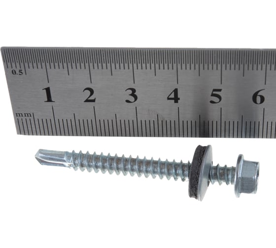 Кровельный саморез Daxmer 5,5х51 цинк сверло №3, 150 шт 00000304413