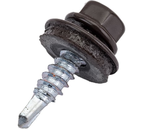 Кровельный саморез Daxmer 4,8х19 RAL 8019 сверло №2, 400 шт 00000311396