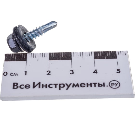 Кровельный саморез Daxmer 4,8х19 RAL 7024, сверло №2, 400 шт. 00000311515