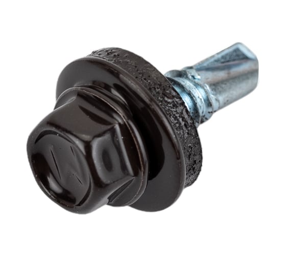 Кровельный саморез Daxmer 5,5х19 RAL 8019 сверло №3, 250 шт 00000305869