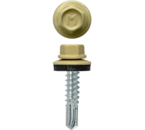 Кровельный саморез Daxmer 5,5х25 RAL 1014 сверло №3, 250 шт 00000305401