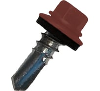 Кровельный саморез Daxmer 5,5х19 RAL 3009 сверло №3, 250 шт 00000304272