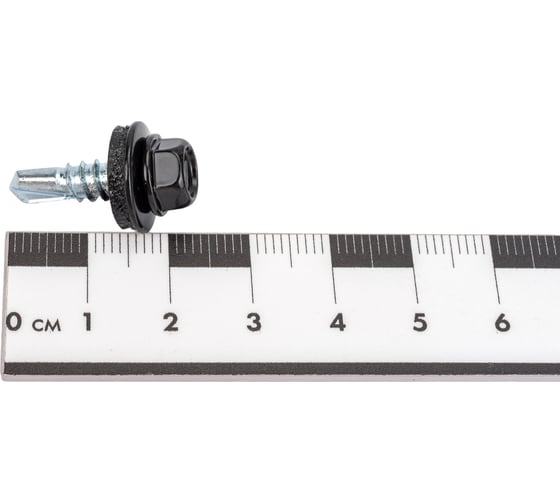 Кровельный саморез Daxmer 5,5х19 RAL 9005, сверло №3, 250 шт. 00000305513