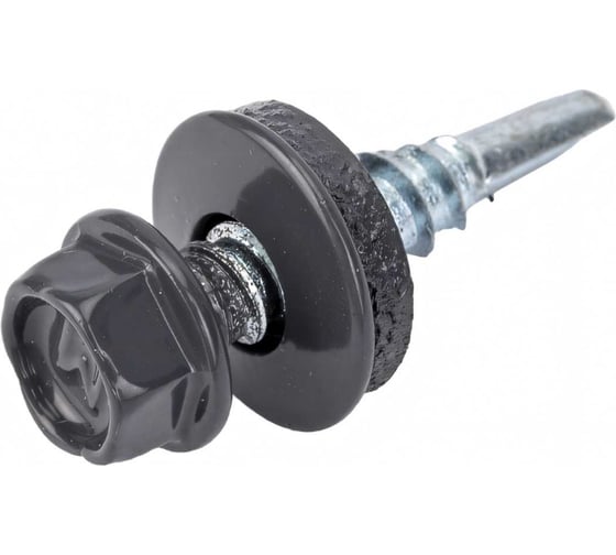 Кровельный саморез Daxmer 5,5х25 RAL 7024, сверло №3, 250 шт. 00000304309