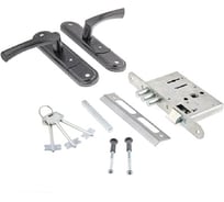 Врезной замок ЗВ9-4-2, серебро, 15822 ЗЕНИТ 00015822