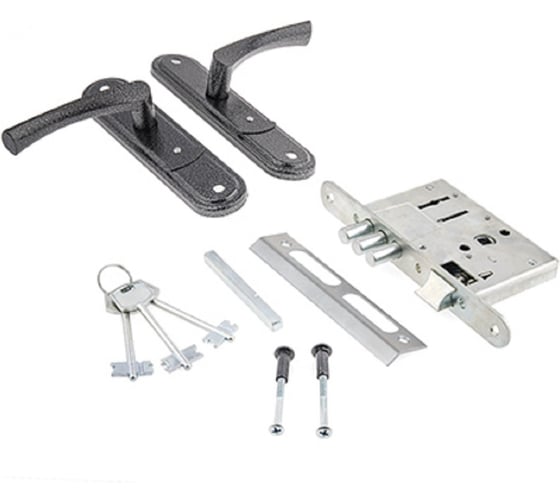 Врезной замок ЗВ9-4-2, серебро, 15822 ЗЕНИТ 00015822