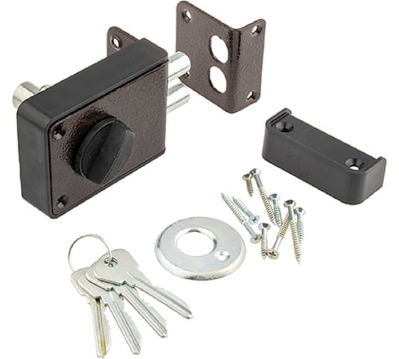 Накладной замок ЗН-1-3-1, медь, 18281 ЗЕНИТ 00018281