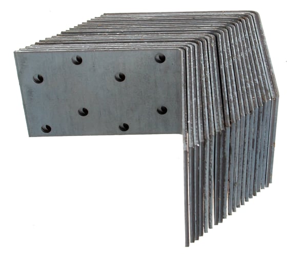 Монтажный уголок Rock RKM28, 80х80х50х2 мм 20 шт. 412807