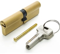 Цилиндровый механизм Pobedit ключ-ключ, цвет золото, 100 мм 8127100