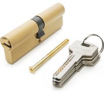 Цилиндровый механизм Pobedit ключ-ключ, цвет золото, 90 мм 8127090