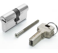 Цилиндровый механизм Pobedit ключ-ключ, цвет серебро, 70 мм 8127071