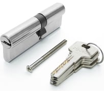 Цилиндровый механизм Pobedit ключ-ключ, цвет серебро, 55x35 мм 8127441