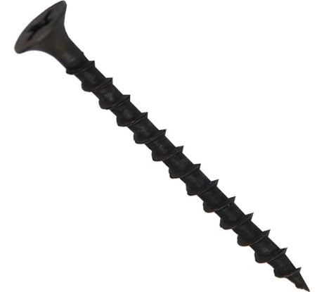 Саморез по дереву для ГКЛ Метизный двор 4.2x70, крупная резьба, оксидированный 10 шт. 4690441000385