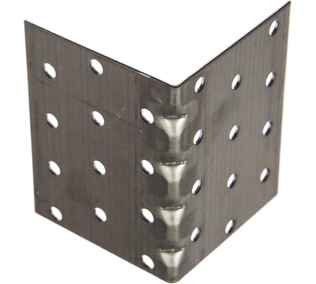 Усиленный монтажный уголок Rock RKMP6, 60х60х80х1,5 мм 20 шт. 413607