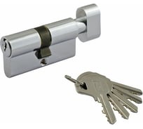 Цилиндровый механизм НОРА-М ЛУВ-60 30-30 хром Х 5333
