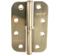 Стальная петля PUERTO плоская, колп, бронза античная, лев INRH 100x70x2.5-1BB-AB L