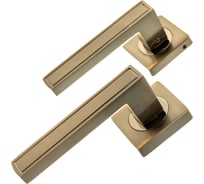 Дверная ручка PUERTO никель матовый/никель блестящий AL 534-02 SN/NP