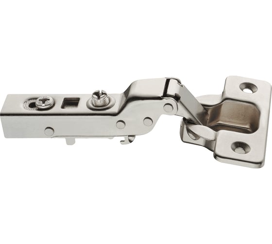 Полунакладная петля с доводчиком Hafele Metalla SM100D 95 48/6S, артикул 308.00.001, 50 шт. 308.00.01X