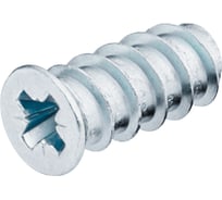 Винт Hafele VARIANTA потайной, сталь, никелированный, 5/10,5 мм, артикул 013.14.910, 100 шт. 013.00.01X