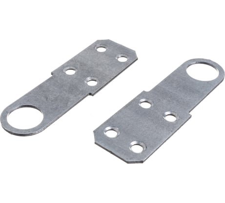 Прямая проушина для замка КРЕПКО-НАКРЕПКО 90x30x2.0 Pzp 2 шт. 48034