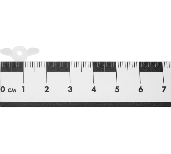 Гайка DINFIX М 3 барашек полиамидная, пластиковая, DIN 315, 1 шт. 00-0004085