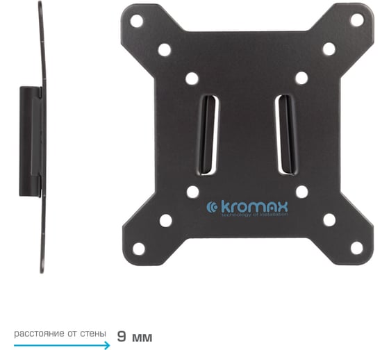 Настенный кронштейн LED/LCD телевизоров KROMAX VEGA-3 new black 24043