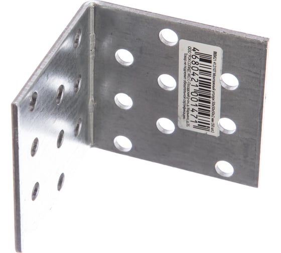 Монтажный уголок Rock RKM21, 50х50х50х2 мм 50 шт. 412107 1