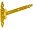 Воротная декоративная петля Rusconnect ZBNO250 250x60x215x2,5 мм 10 шт 8142 1