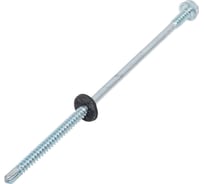 Кровельный саморез Kenner цинк, с шайбой EPDM, 6,3x150, 50 шт. ск63150ф