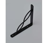 Кронштейн ООО МЕТАЛЛИК волна, 150x150 мм, черный, арт. KB150S