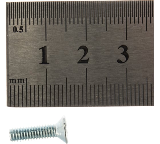 Винт с потайной головкой Саморезик 4х15 оцинк. DIN 965, 700 шт. DIN965-4х15-700