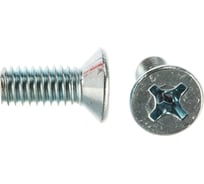 Винт с потайной головкой Саморезик 6х15 оцинк. DIN965, 350 шт. DIN965-6х15-350