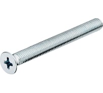 Винт с потайной головкой Саморезик 6х75 оцинк. DIN 965, 110 шт. DIN965-6х75-110