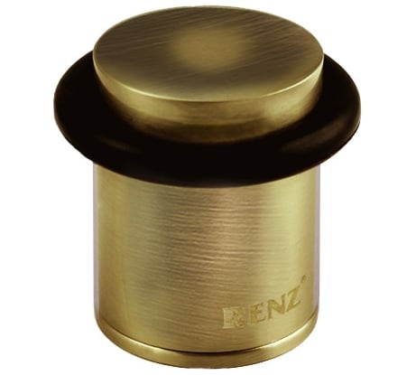 Дверной напольный ограничитель Ренц бронза античная INDS 33 AB