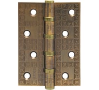 Стальная петля Ренц 100х75х2,5, 4 подш, MR б/колп. кофе INDECOR MR 100-4BB FH CF