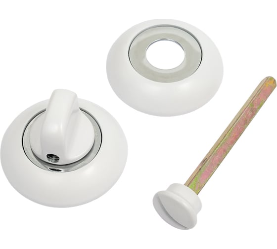 Завертка к ручкам Ренц мат.суп.бел./хр.бл. INBK 08 MSW/CP 1