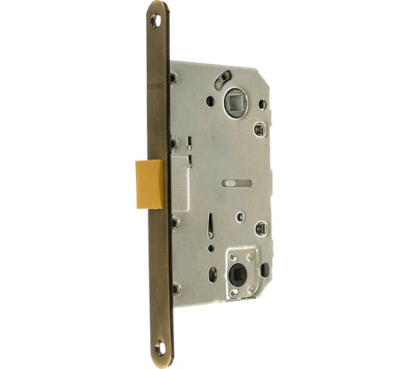 Полиамидная сантехническая защелка Ренц PALOMA бесшумный механизм, бронза античная INLB 96 PL AB