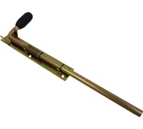 Засов с пружиной Скобяной на узкой площадке, 400 мм 009565