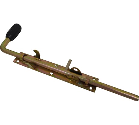 Засов под замок Скобяной на узкой площадке, 400 мм 009571