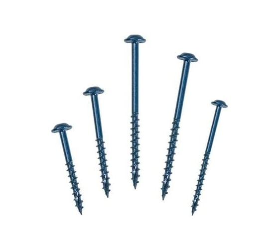 Шурупы с крупным шагом KREG Blue-Kote 1-1/2" 38 мм, 1200 шт. SML-C150B-1200-INT