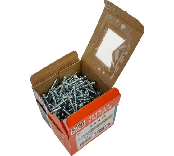 Шуруп для перфорации Simpson CSA 5х40 мм, цинк, 250 шт. CSA5.0X40
