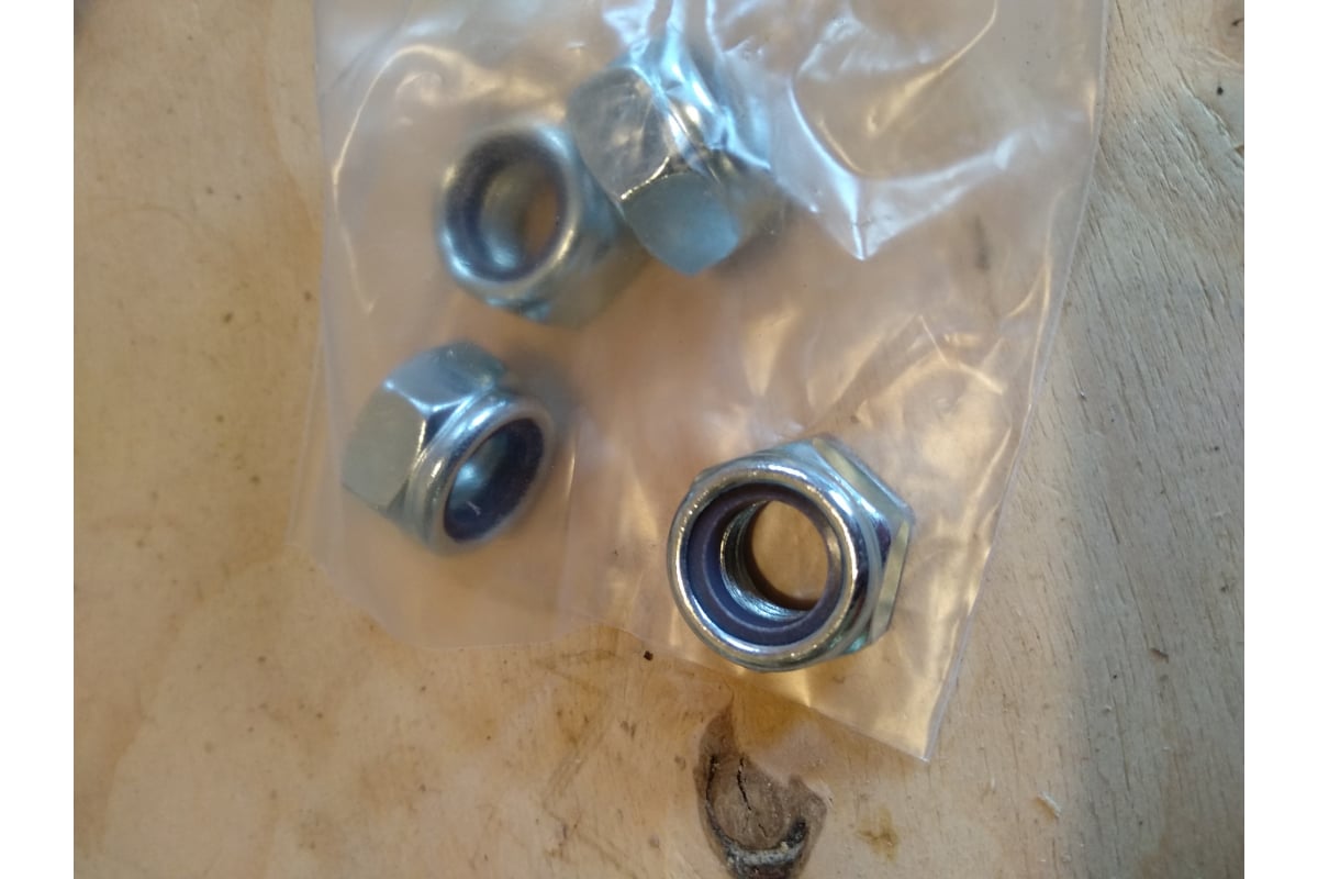 Самостопорящаяся гайка с нейлоновым кольцом Метизный двор M12 DIN 985 ...