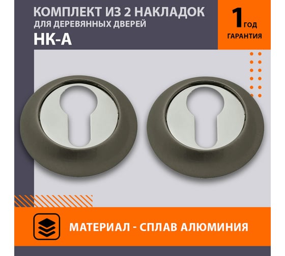 Накладка под ключ НОРА-М НК-А графит 16395