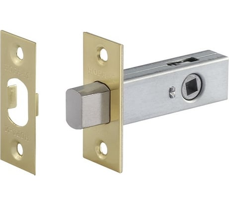 Дверная задвижка НОРА-М З-45 мат.латунь 4704