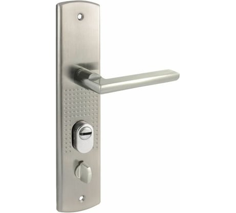 Дверная ручка на планке НОРА-М 200108 левая мат.никель 16411